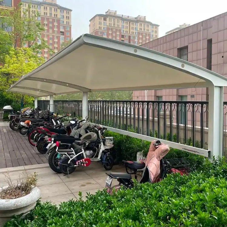 扶沟县膜结构电动车棚